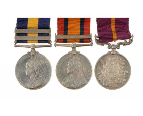 19TH CENTURY AFRICAN CAMPAIGNS GROUP OF THREE  Cape of Good Hope General Service Medal, two clasps Basutoland and Bechuanalan