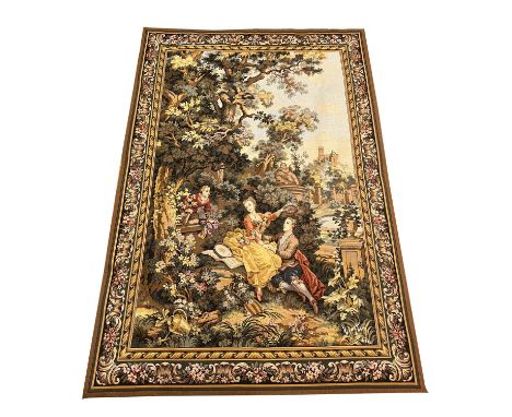 FRENCH TAPESTRY, 201cm x 128cm, in the 18th century manner. 