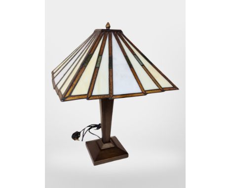 A Tiffany style table lamp, height 64 cm 