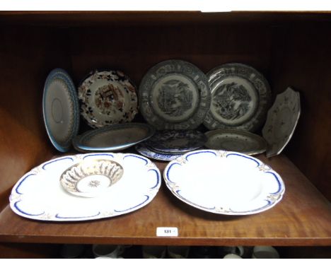 A Collection of Plates to include Rotal Crown Dining Set etc. (shelf)