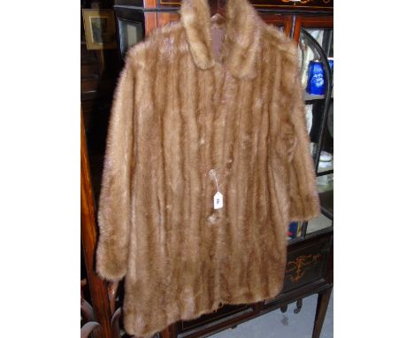 A Three Quarter Length Vintage Two Button Coat, size 12 approx. €100-150
