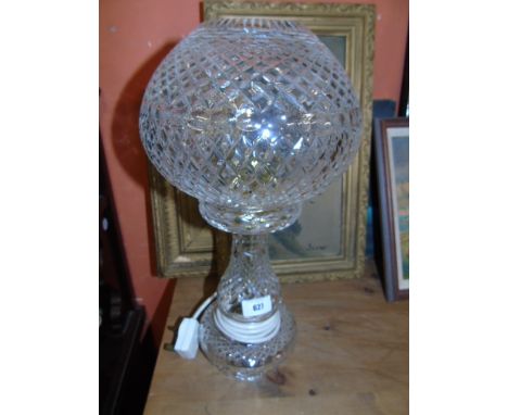 Crystal Table Lamp in a Waterford style (1). €50-80