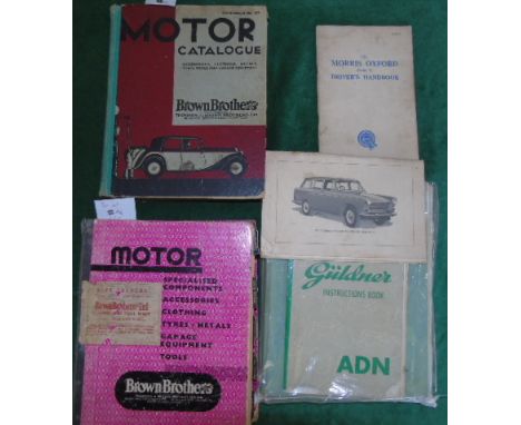 (Trade Catalogue) Brown Brothers Motor Catalogue - No. 387 (1935). A motor &amp; tool catalogue, well illustrated. The Brown 