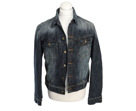 LEE X-LINE Jeansjacke "RIDER JACKET", Gr. L. Limited Edition - 072 / 236. In der Innenseite signiert mit Stückzahl. 100% Baum