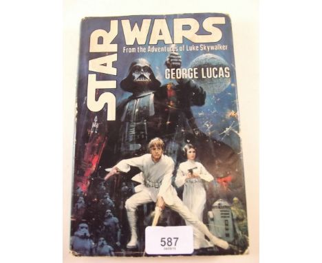 George Lucas "Star Wars form the Adventures of Luke Skywalker" first book club edition 1976 (545 code page 183) 