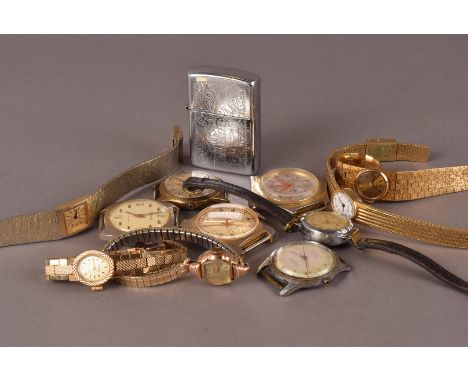 A collection of ladies and gents wristwatches, including Roamer, Sekonda, Limit and more, five gents and ten ladies, plus a w