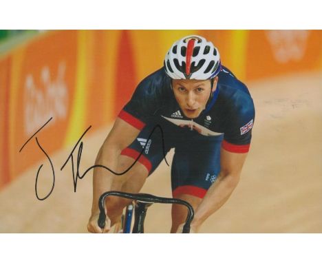 Olympics. Sir Jason Kenny Signed 6 x 4 inch Colour Photo. Signed in black ink. All autographs are genuine hand signed and com