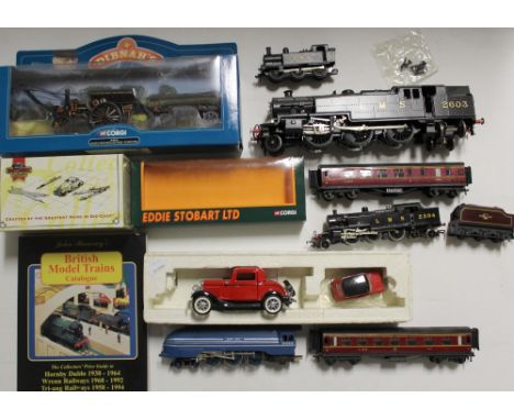 A quantity of Hornby Dublo and other named carriages and engines to include Hornby Dublo LMS 2394 engine, Hornby Dublo LMS 26