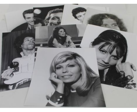A group of vintage 1960s photographs of Rock and Pop stars, taken by Harry Goodwin, each with Harry Goodwin back stamps, feat