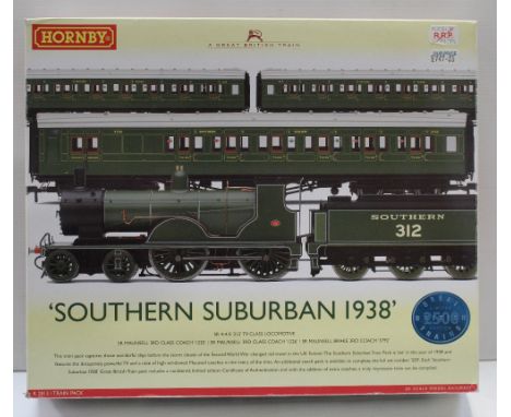 Hornby; a boxed 'Southern Suburban 1938' OO gauge train set, R 2813.