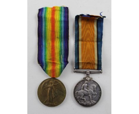 A pair of WWI medals awarded to PTE. G. Powell York. R., both numbered 5616.