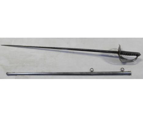 An 1886 British Army Infantry officer's dress sword, Boer War Issue.