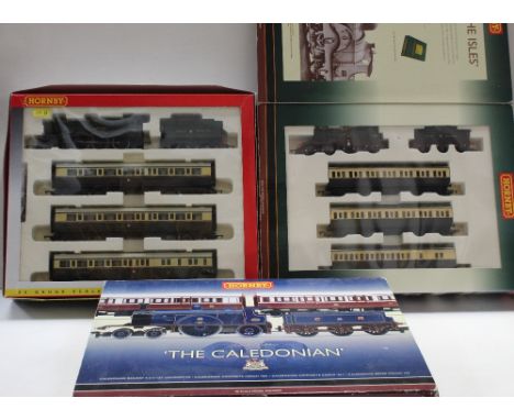 Hornby; three boxed OO gauge train sets, R2600N, R 2610, R 2560 (3).