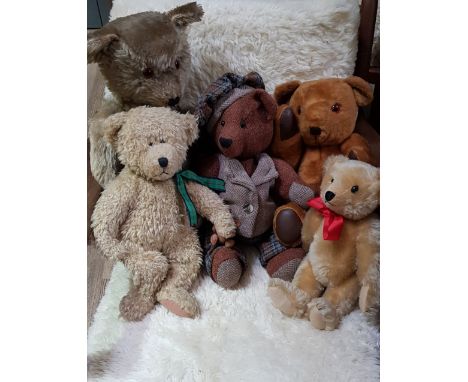 2 boxes of soft toys including ltd editions, Atlantic Bears Naomi Laight, MerryThought, Bedford Bears - Mohair, Gund, Marie S