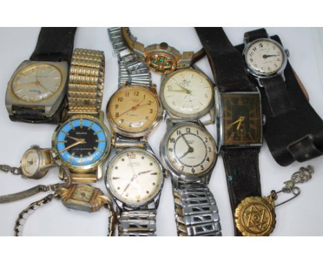 Assorted vintage watches. 