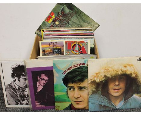 A box of approx. 46 LPs including Buddy Holly, Bert Jansch, Phils Ochs, Bobby Darin, Jack Jones, Paul simon, Martin Carthy et