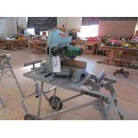 Hitachi mod. C15FB, 15" Miter Saw  w/ Utility Cart