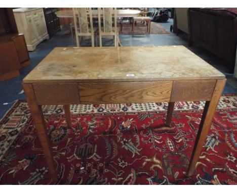 A Vintage Side Table with Single Drawer