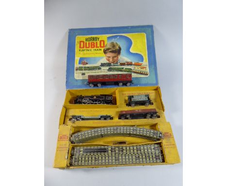 A Vintage Hornby Dublo Three Rail Electric Set 