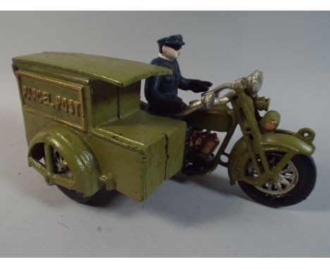 A Reproduction Cast Metal American Parcel Post Model, 24cm Long, Plus VAT