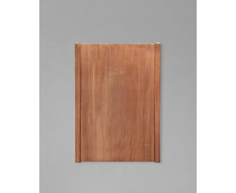 Günther Förg     1952 Füssen - 2013 Freiburg Ohne Titel. 1976. Objekt. Kupfer über Holzkern.  Verso mit dem Editionsetikett, 
