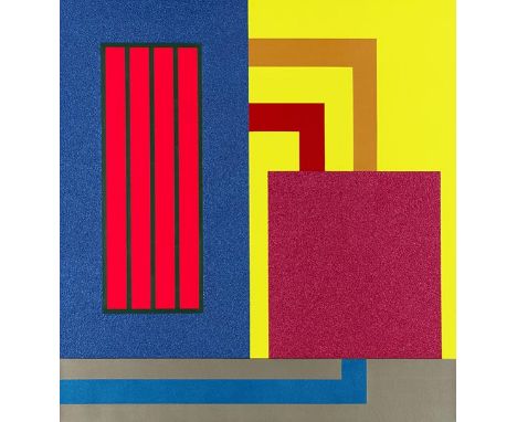 Peter Halley     1953 New York City - lebt und arbeitet in New York City Dada Ji. 2005. Acryl und Roll-a-Tex auf Leinwand.  V