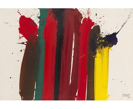 Markus Prachensky     1932 Innsbruck - 2011 Wien Maremma - II. - 1985. 1985. Acryl auf Leinwand.  Rechts unten signiert und d