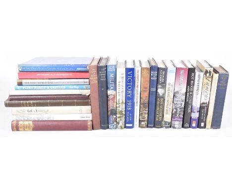 A collection of approx twenty-six books on First World War, Guns and ClocksTitles to include 'Sporting Rifles and Rifle Shoot