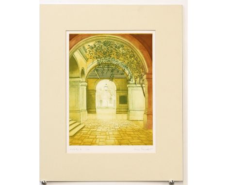 A collection of nine limited edition prints, to include: Two works by Claude Hemeret (French, b.1929), flowers, signed and nu