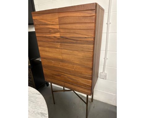 Benwest Cocktail Inspired By The Art Of Joinery, This Walnut Drinks Cabinet Is A Fusion Of Minimalist, Functional Design With