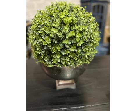 { Option of lots:  297 } A Decorative Hammered Punch Bowl Large Decorative Bowl With Faux Plant It's A Sure Way Of Adding A T