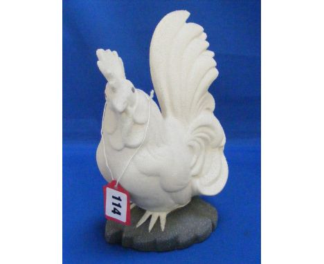 Sevres, c1925.   A stylish Art Deco ceramic modelled as a stylised cockerel. In excellent original condition. Circular mark t