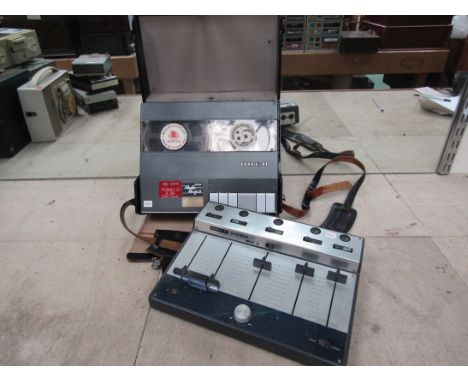 A Uher Stereo Mix-5 mixer and Uher 4400 tape recorder
