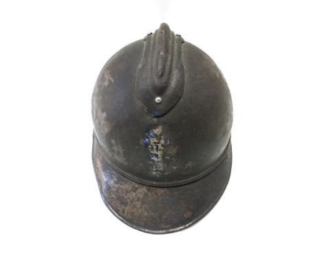 A French relic helmet with no liner/badge
