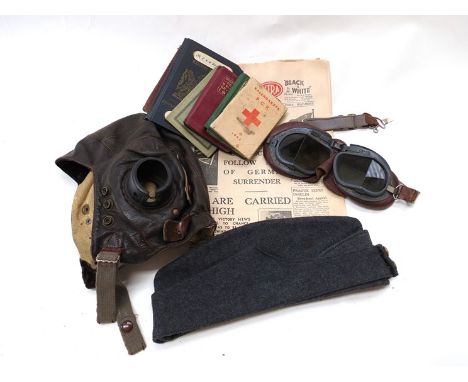 A collection of WWI RAF pilot's items from Polish Pilot ZBIGNIEW-KAZIMIERZ SETUTOWICZ, name changed to George Bradberry. The 