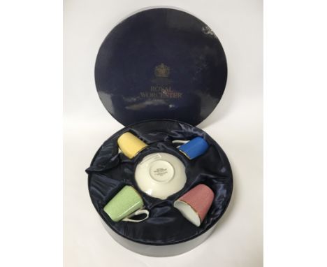 NEW ROYAL WORCESTER COFFEE SET - BOXED
