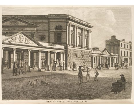 Warner (Richard). The History of Bath, 1st edition, Bath: printed by R. Cruttwell, 1801, folding engraved city plan, 13 engra