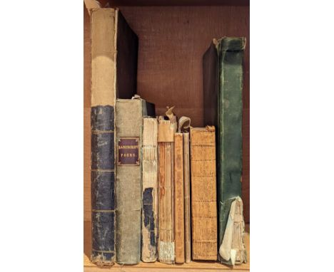 Manuscript Poetry. A commonplace book of manuscript poetry (mostly unpublished) possibly by Rev. William Archibald Armstrong 