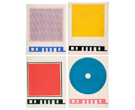 Control Magazine. Issues 2, 3, 4, 5, edited by Stephen Willats, 1966-69, numerous monochrome illustrations, original wrappers