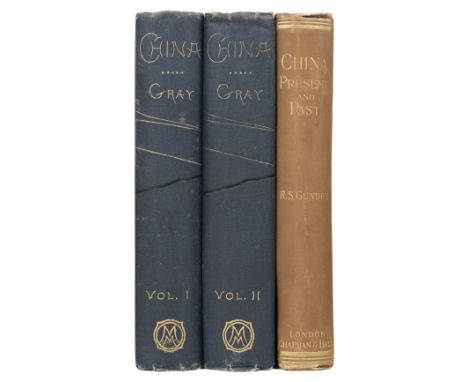 Grey (John Henry). China. A History of the laws, manners, and customs of the people, edited by William Gow Gregor, 1st editio