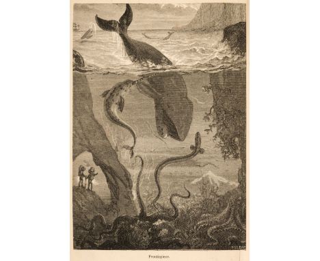 Verne (Jules). Twenty Thousand Leagues Under The Seas, 1st edition in English, London: Sampson, Low &amp; Searle, 1873, 112 i