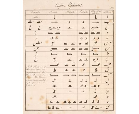 Stewart (Charles). Original Persian Letters, and other documents, with fac-similes, compiled and translated by Charles Stewar