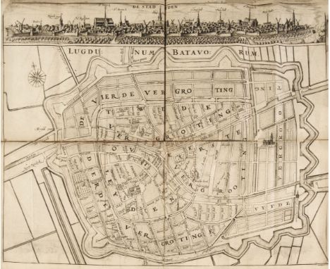Leiden. Les Delices de Leide, Une des ce?le?bres villes de l'Europe, qui contiennent une description exacte de son antiquite?