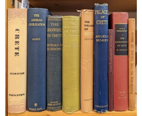 Allbaugh (Leland G. ). Crete, a case study of an underdeveloped area, 1st edition, Princeton, New Jersey: Princeton Universit