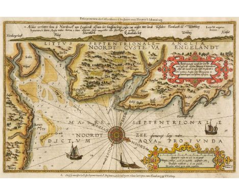 * Sea Chart. Waghenaer (Lucas Janszoon), Beschrijvinghe vande Zee Custen van Engelandt tusschen Blacqney en Scharenburch also