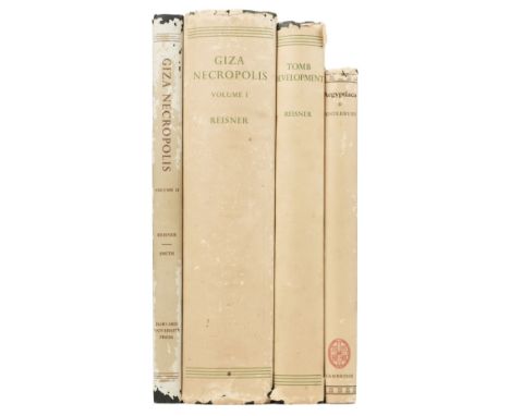 Reisner (George Andrew). A History of the Giza Necropolis, 2 volumes, 1st edition, Cambridge, Mass.: Harvard University Press