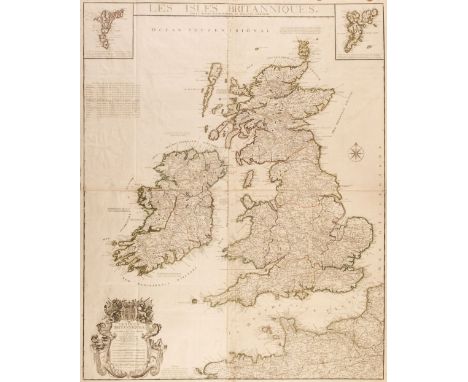 British Isles. De Fer (Nicolas), Les Isles Britanniques, ou sont Les Royaumes D'Angleterre et D'Ecosse..., S. Desnos, Paris, 