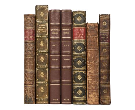 Warner (Richard). The History of the Isle of Wight; Military, Ecclesiastical, Civil, &amp; Natural, Southampton: T. Caddell, 