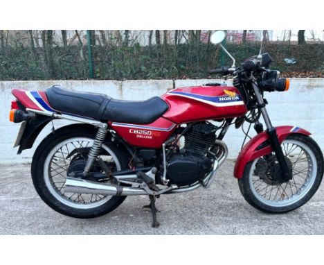 1984 Honda CB250 RS  Registration Number: A395 FPK Frame Number: 4001677  - In current ownership since 2009 - Part of a priva