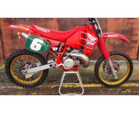 1989 Honda CR250  Registration Number: N/A Frame Number: TBA  - Winner of the Farleigh Vets MXdN  There are timeless classics